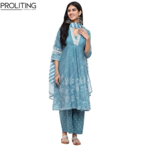 Women-Poly-Cotton-Kalidar-Kurta-Palazzo-Suit-Set