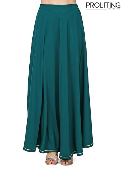 Crepe-Straight-Kurti-Skirt-With-Dupatta
