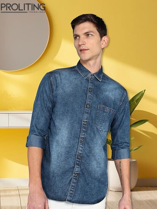 Men's-Dark-Indigo-Denim-Casual-Shirt-|-Denim-Shirt-for-Men