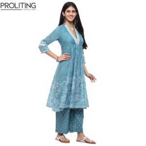 Women-Poly-Cotton-Kalidar-Kurta-Palazzo-Suit-Set