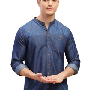 Men's-Solid-Slim-Fit-Shirt