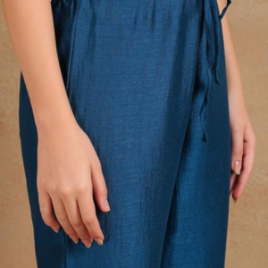 Silk-Blend-Yoke-Design-Embroidered-Anarkali-Kurta-Pant-With-Dupatta