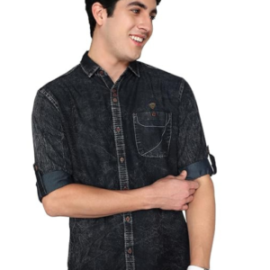 Men's-Solid-Slim-Fit-Shirt