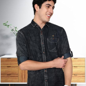Men's-Solid-Slim-Fit-Shirt