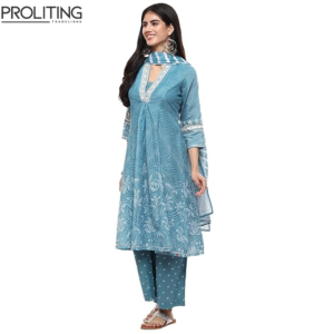 Women-Poly-Cotton-Kalidar-Kurta-Palazzo-Suit-Set
