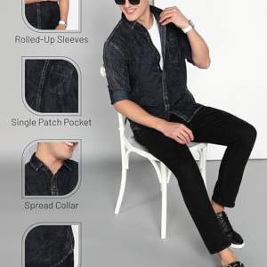 Men's-Solid-Slim-Fit-Shirt