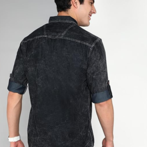 Men's-Solid-Slim-Fit-Shirt