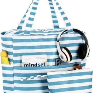 Women-Tote-Bag-with-Pouch-&-Zipper-Pocket