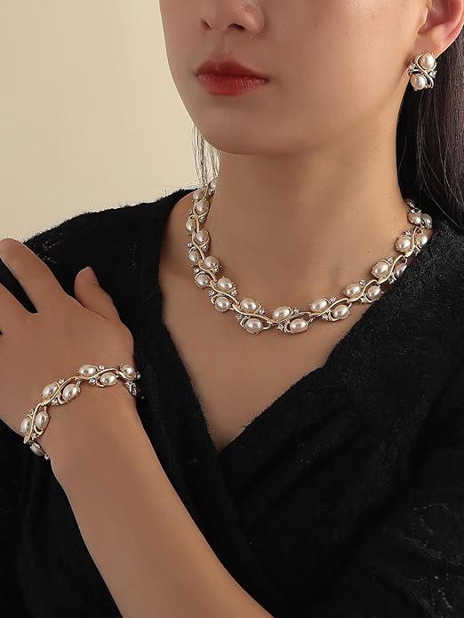 Latest-Design-Fancy-Pearl-Jewelry-Set-for-Women