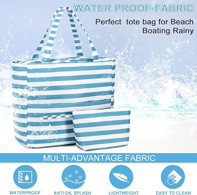 Women-Tote-Bag-with-Pouch-&-Zipper-Pocket