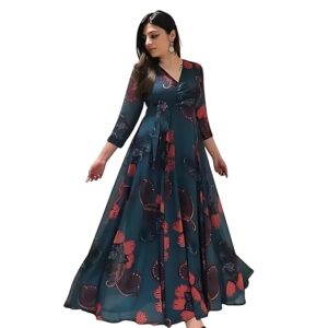 Fit-and-Flair-Georgette-Gown-Proliting-Traders