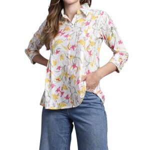 Pure-Cotton-Jaipuri-Printed-Short-Regular-Fit-Top-Proliting-Traders