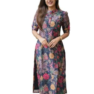 Chanderi-Stitched-Printed-Kurta-Proliting-Traders
