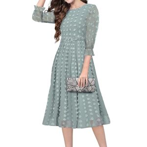 Georgette-Woven-Fit-&-Flared-Western-Dress-Proliting-Traders